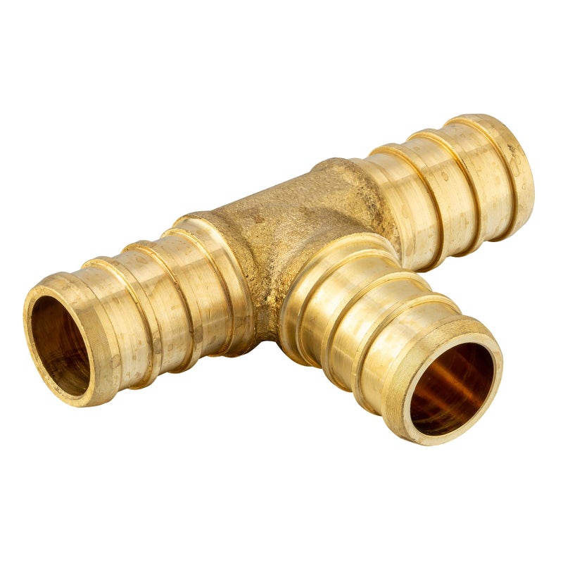 EFIELD (Pack of 30) EFIELD 1/2" Pex Brass Crimp Barb Fittings 10 Pieces each: Tee, Elbow and Coupling,(PEX1807185) - Image 5